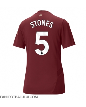 Manchester City John Stones #5 Tricou Fotbal Replică 2024-25 Femei Treilea